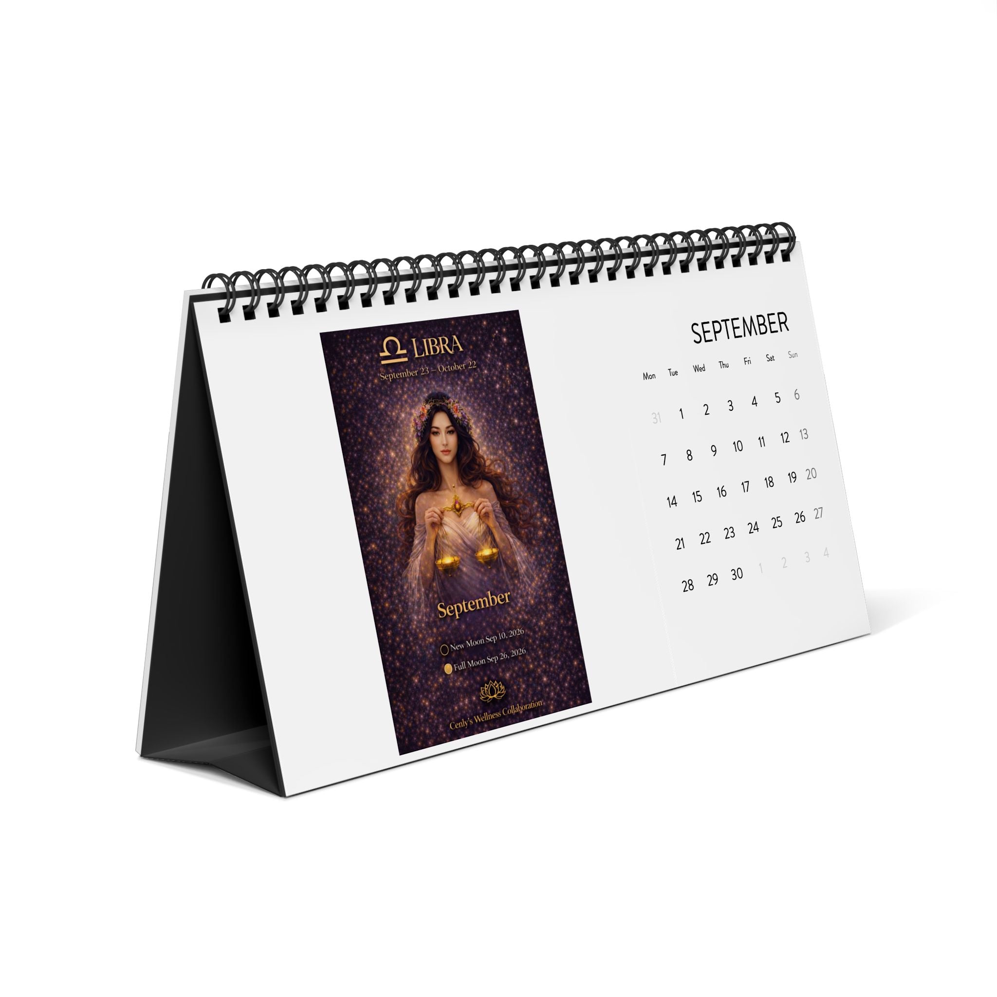 Crimson Horse 2026 Desk Calendar