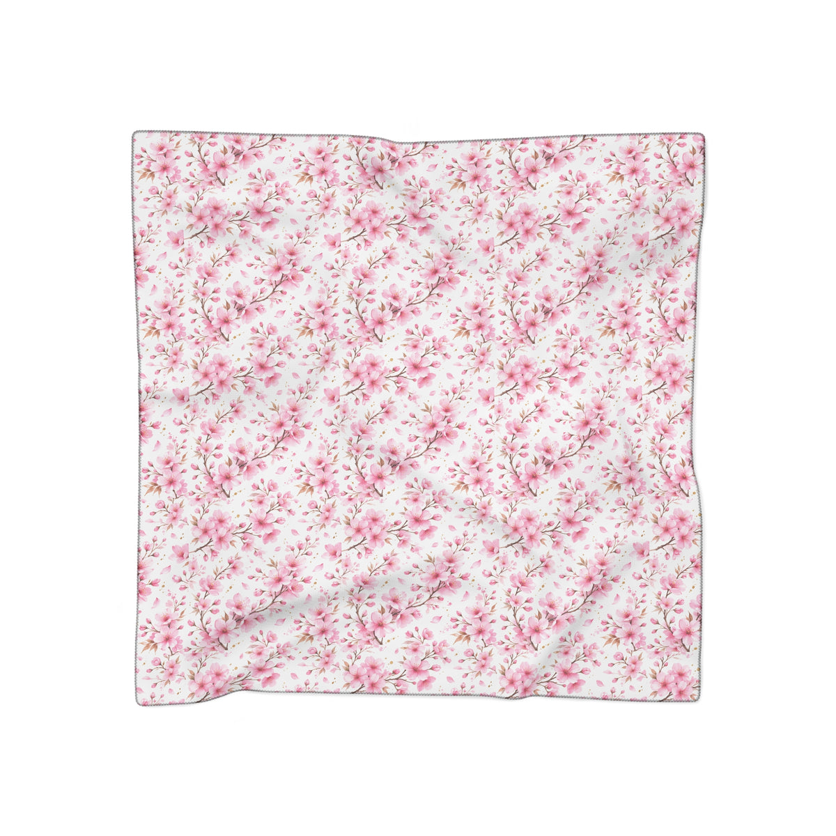 Sakura Poly Scarf – Floral Lightweight Spring Scarf