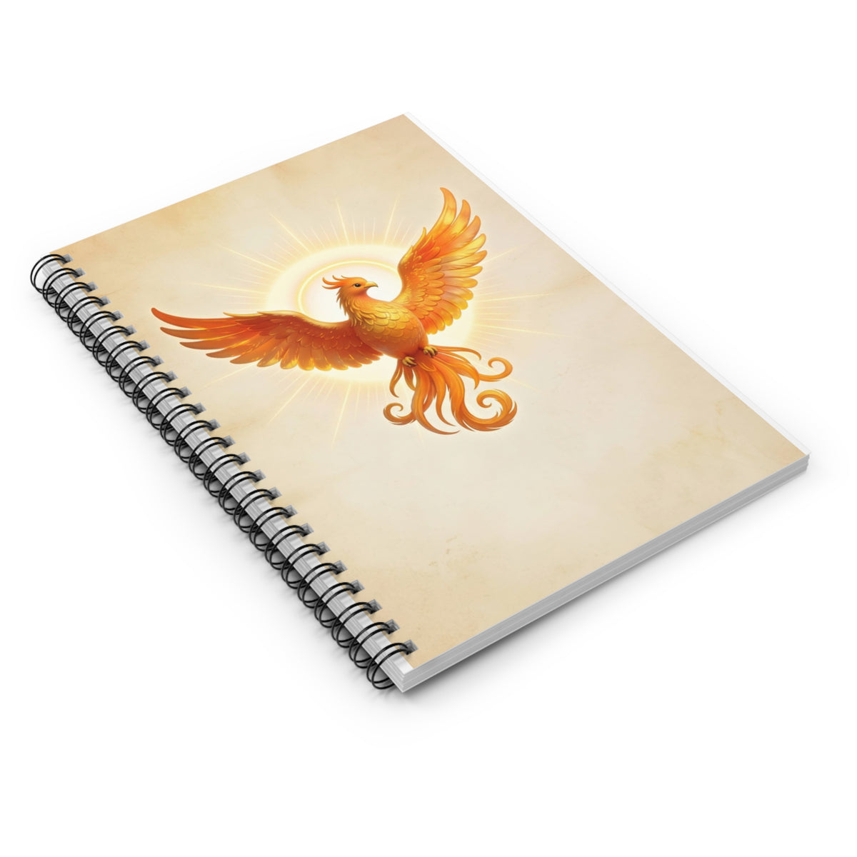 Phoenix Spiral Notebook — Lined Journal for Inspiration & Renewal
