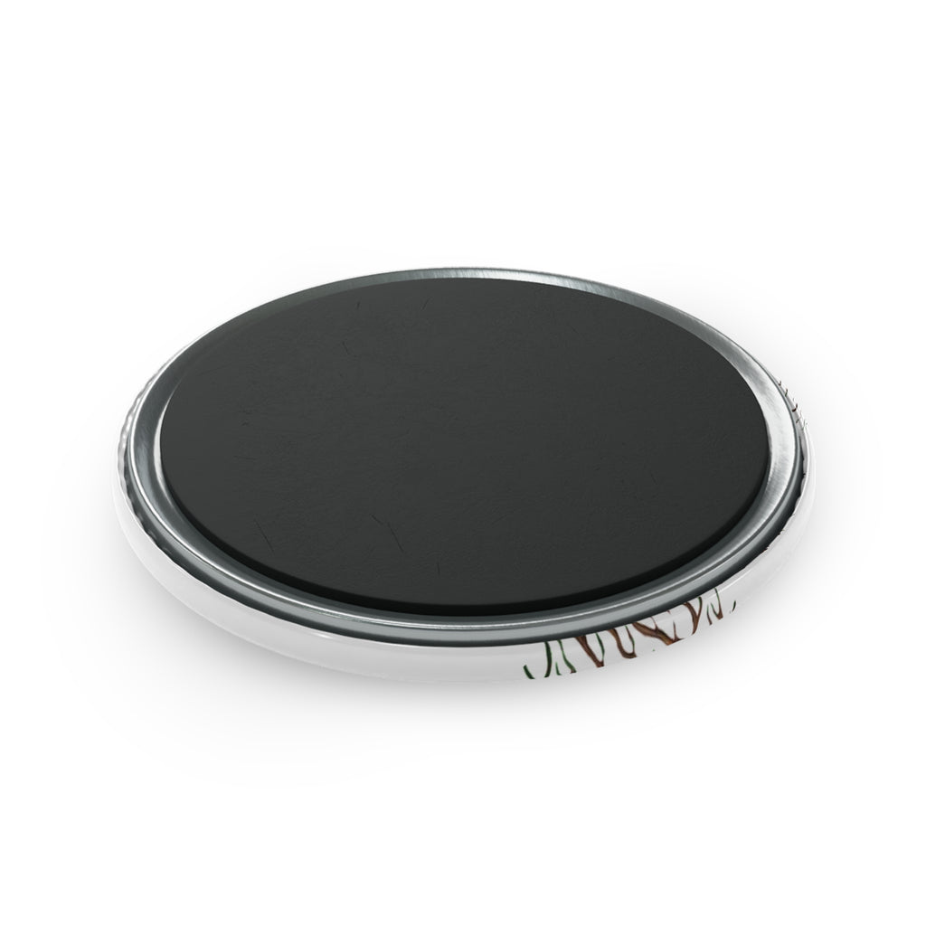 Mighty Oak Round Fridge Magnet
