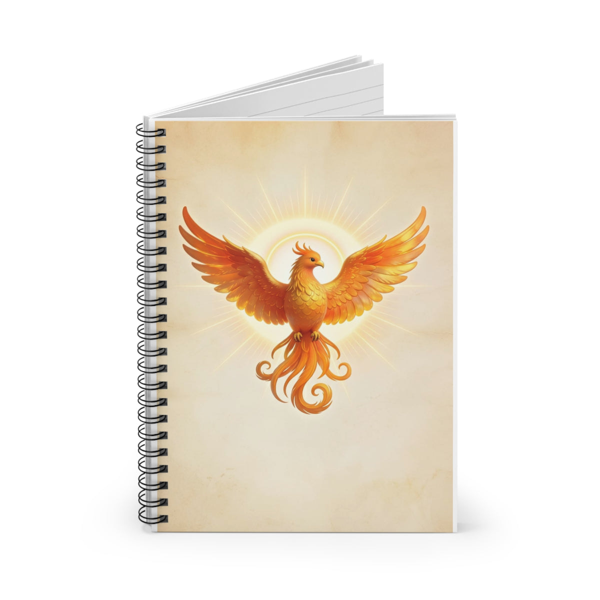 Phoenix Spiral Notebook — Lined Journal for Inspiration & Renewal