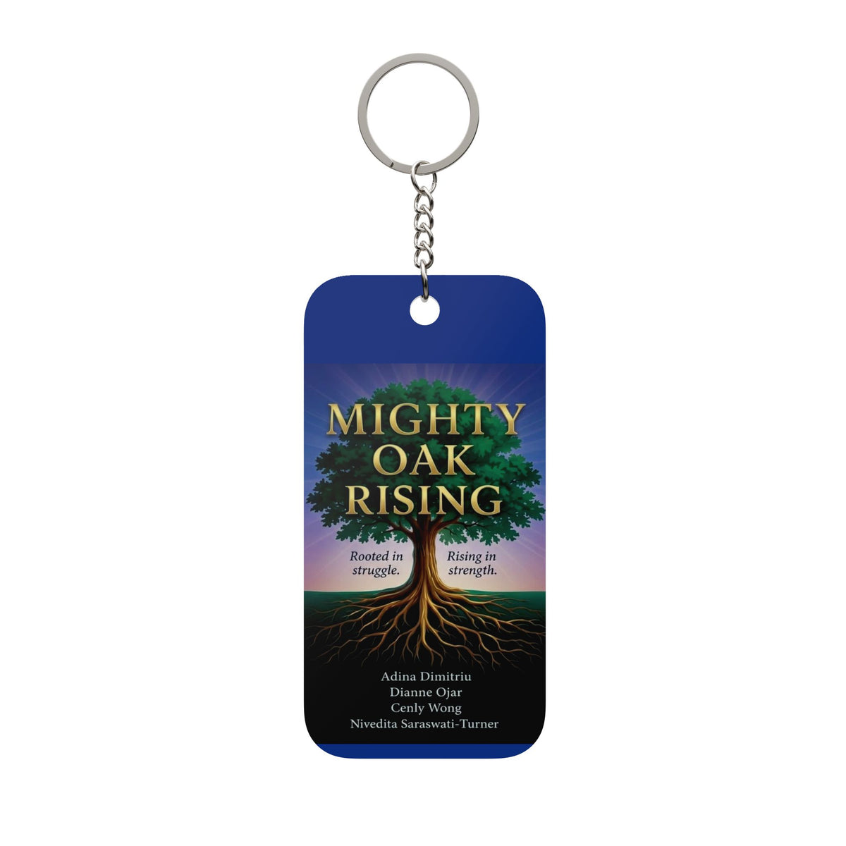 Mighty Oak Rising Keychain Charm