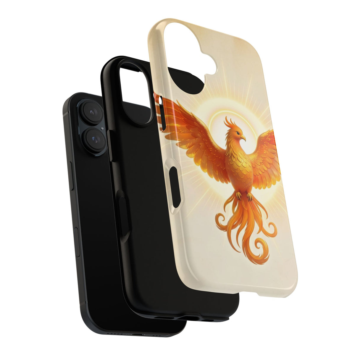 Phoenix Phone Case – Golden Rising Bird Protective Case