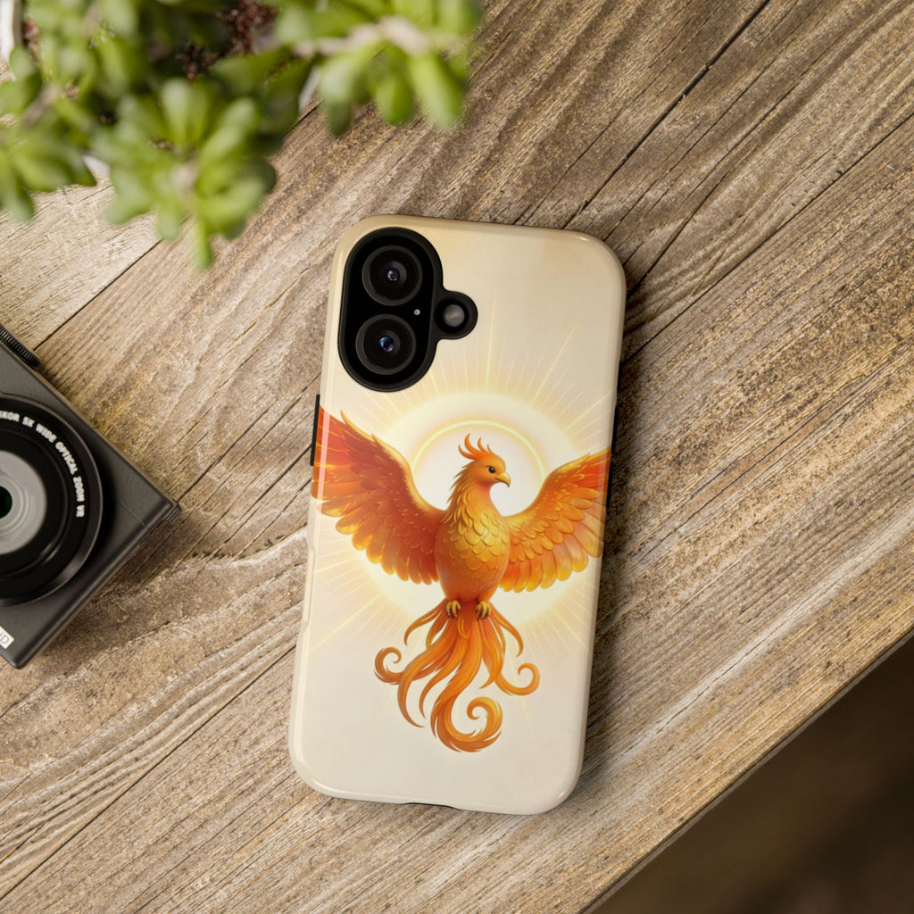 Phoenix Phone Case – Golden Rising Bird Protective Case