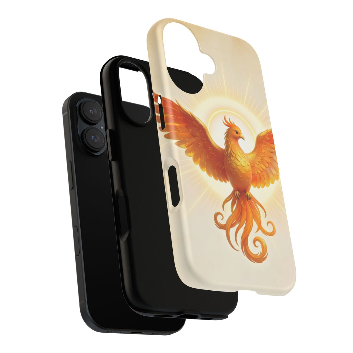 Phoenix Phone Case – Golden Rising Bird Protective Case