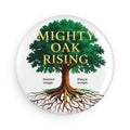 Mighty Oak Round Fridge Magnet
