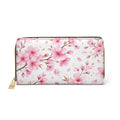 Floral Cherry Blossom Zipper Wallet