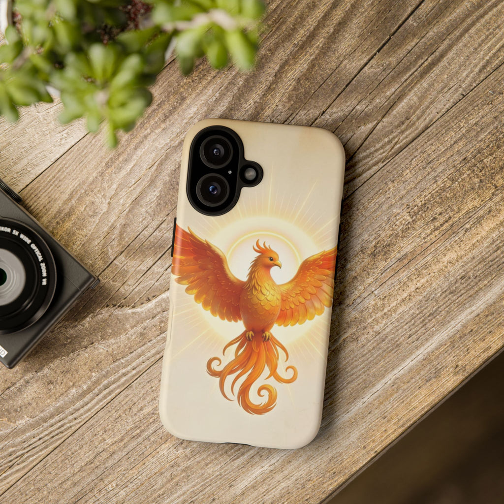 Phoenix Phone Case – Golden Rising Bird Protective Case